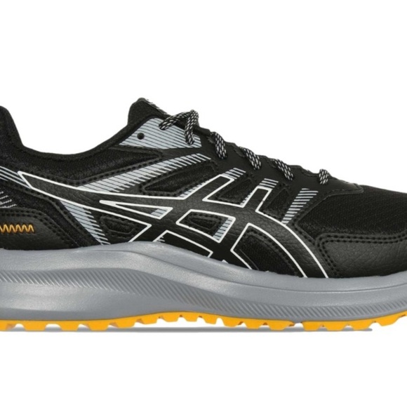 ASICS Black and Gray Sneakers with Yellow Soles - Picture 2 of 11